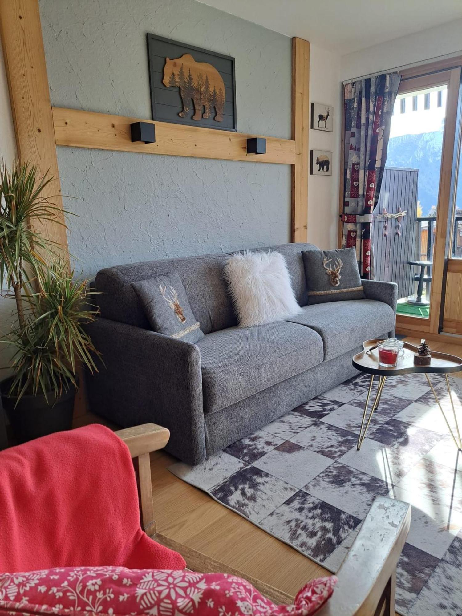 לס דה-אלפס Studio 2 Alpes Style Chalet Au Pied De Telesiege Du Diable מראה חיצוני תמונה