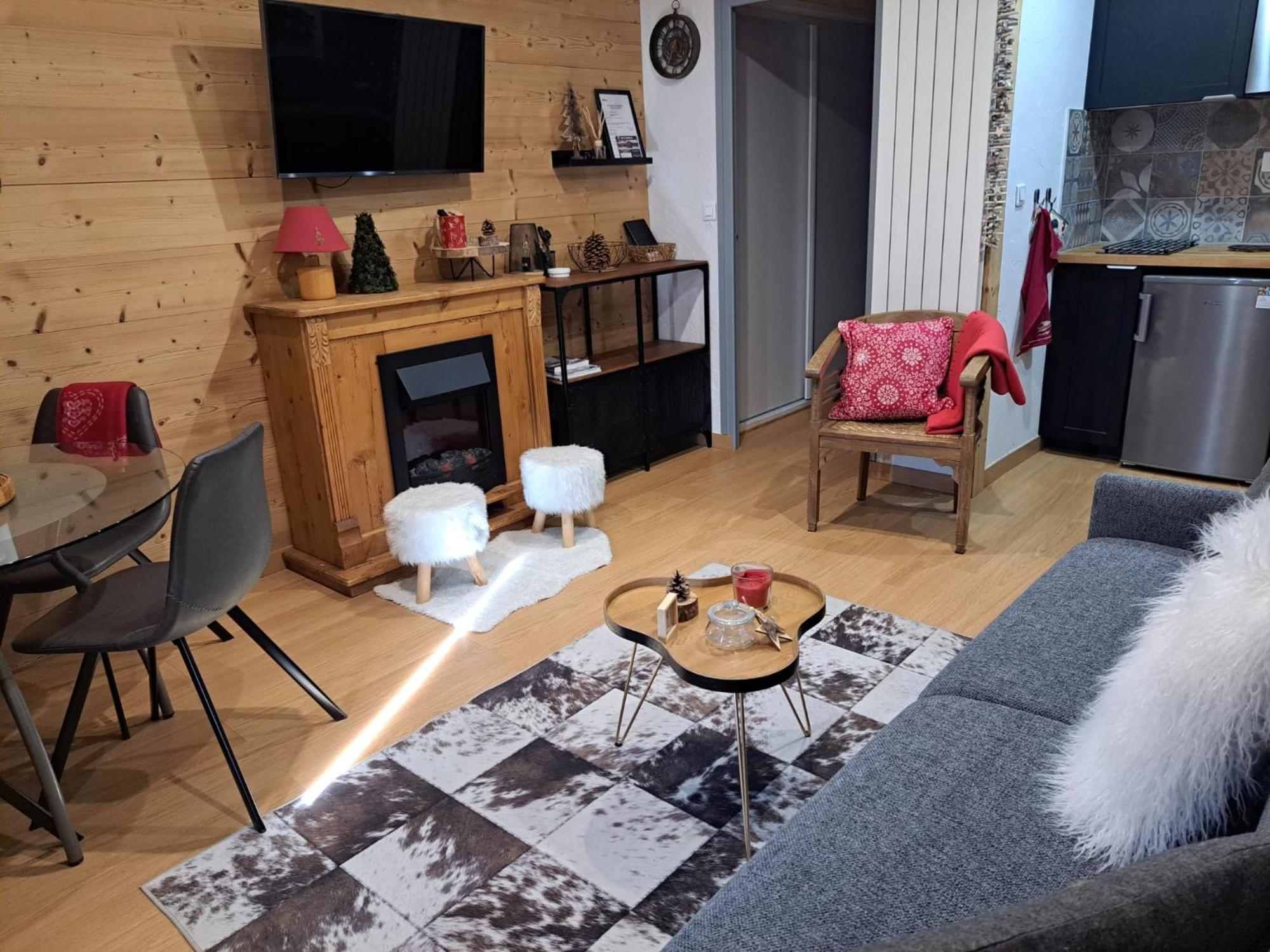 לס דה-אלפס Studio 2 Alpes Style Chalet Au Pied De Telesiege Du Diable מראה חיצוני תמונה