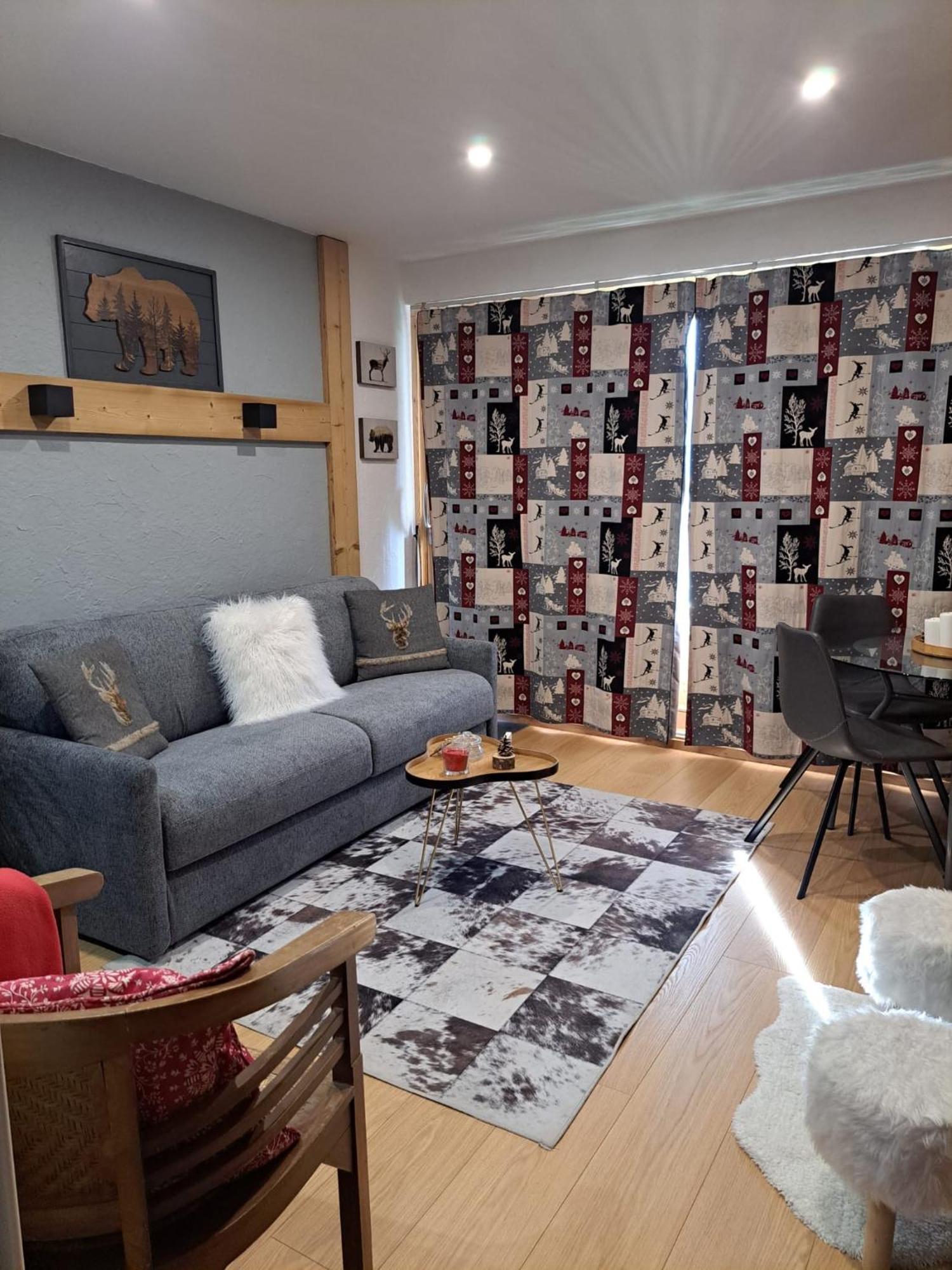 לס דה-אלפס Studio 2 Alpes Style Chalet Au Pied De Telesiege Du Diable מראה חיצוני תמונה