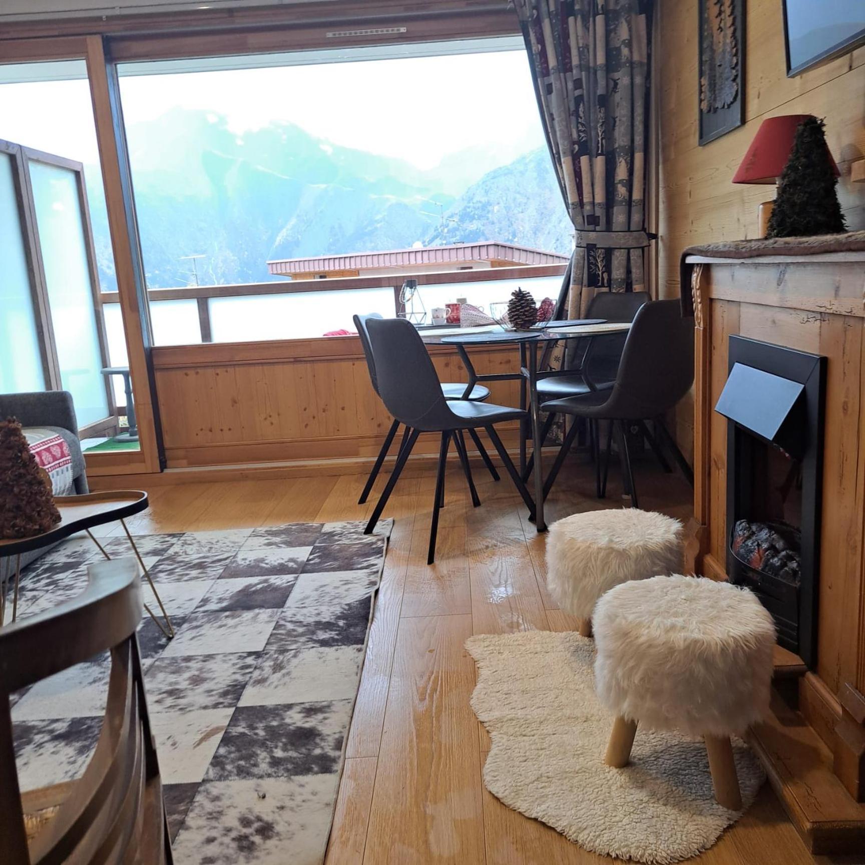 לס דה-אלפס Studio 2 Alpes Style Chalet Au Pied De Telesiege Du Diable מראה חיצוני תמונה